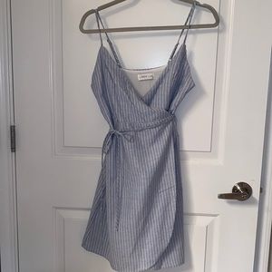 Linen Wrap Dress